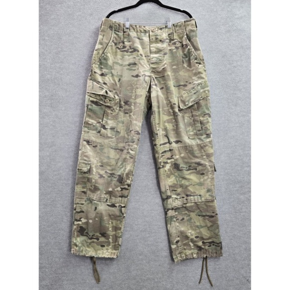 Tru-Spec Men Pants 35x31 Camouflage Cargo Ripstop‎ Button
